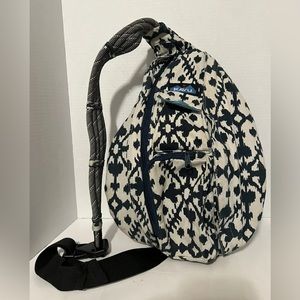 Kavu Sling Rope Outlander Bag-blue And White